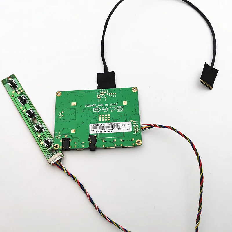 2 мини HDMI+ Аудио ЖК-плата контроллера для 120HZ lcd 15," N156HHE-GA1 N156HCE-GA2 EDP 30Pin 1920X1080 120HZ наборы ЖК-контроллеров