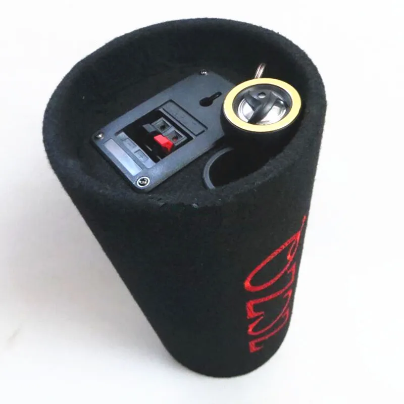 5-дюймовый цилиндрический пассивный сабвуфер Динамик коробка аудио усилитель внешний Динамик s без материнской платы