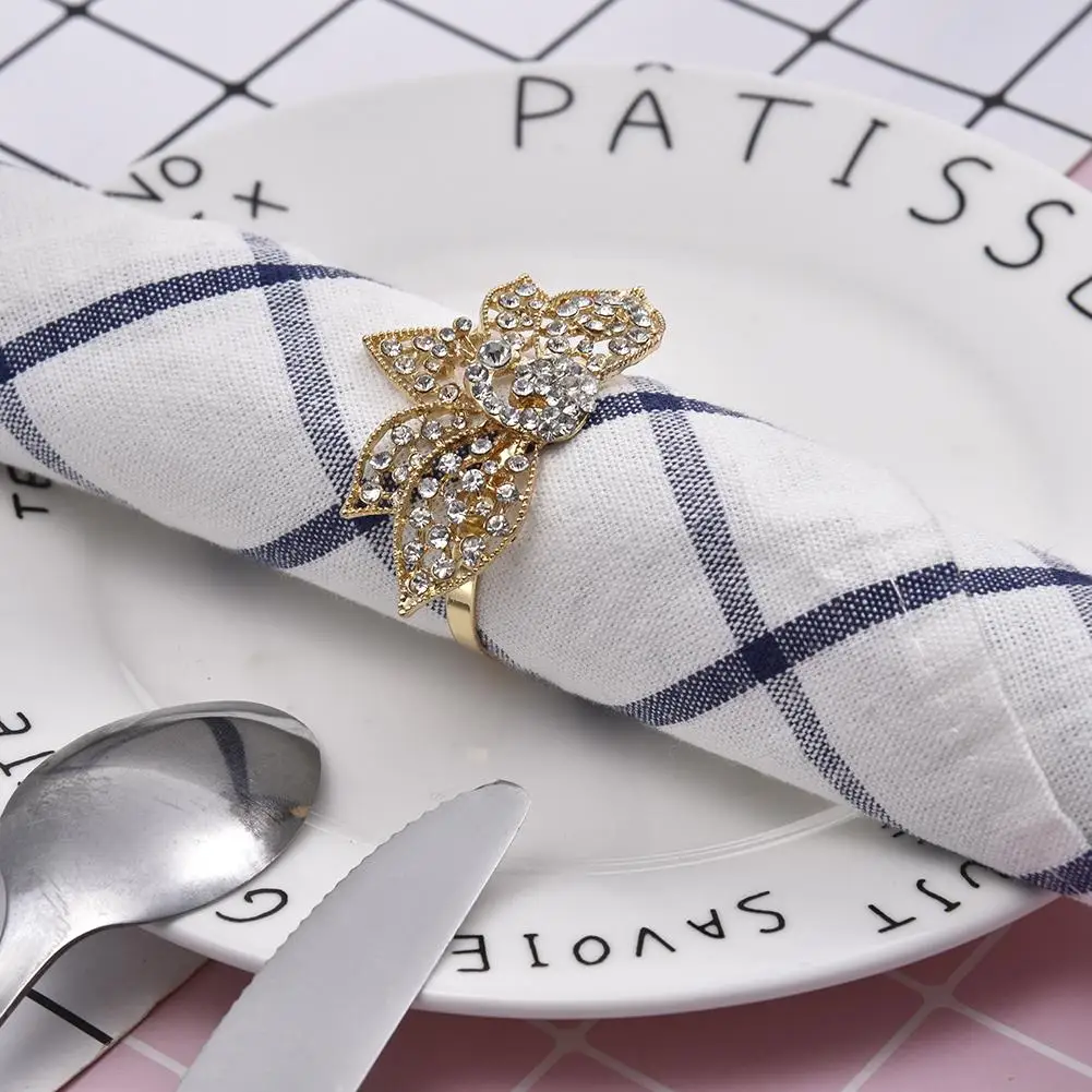 Metal Napkin Buckle Napkin Ring Multi Function Towel Napkin Ring