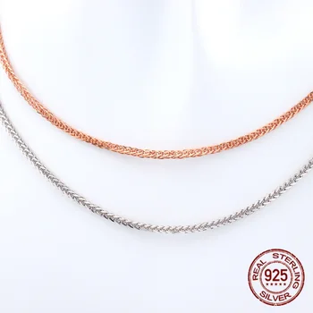

S925 Silver Necklace Ma'am Shi Bi Increase Chain Single Chain Senior Electroplate Protect Color Jewellery Jewelry All-match