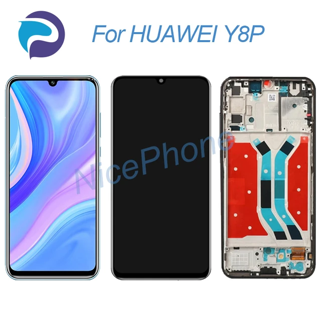 For Huawei Y8p Lcd Screen + Touch Digitizer Display 2400*1080 Aqm-lx1 Y8p Y8  2020 Lcd Screen Display - Mobile Phone Lcd Screens - AliExpress