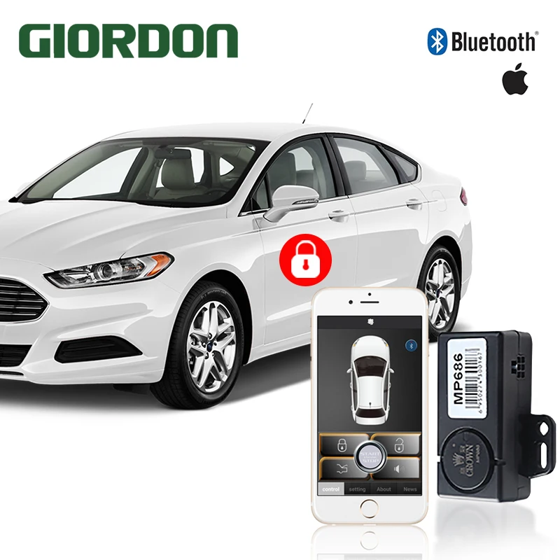 

Universal Car Keyless Entry System Key-Free Access Anti Theft Alarm System Auto Remote Control Central Kit Door Locking DC 12V