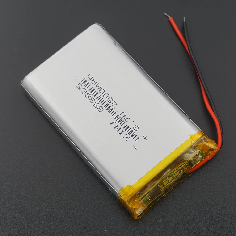 XINJ 3,7 V 2500mAh литий-полимерный аккумулятор Lipo Li ion cell 853865 для электронной книги PAD MID портативная DVD Камера DIY игрушки Sat Nav MP4