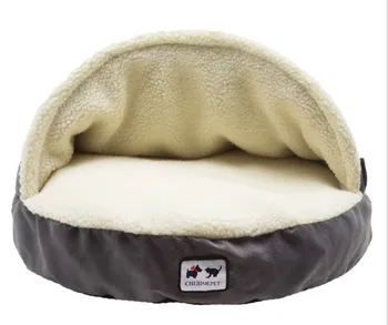 

Pet Dog Sleeping Bag Orthopedic Round Cuddle Nest Burrow Blanket Pet Bed Tent
