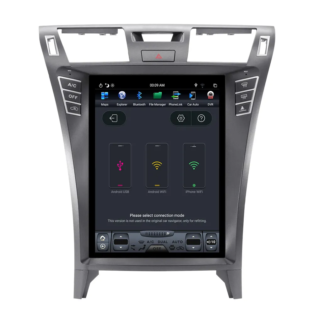 Android 9 64+ 4G Tesla с DSP Carplay Автомобильный мультимедийный плеер стерео для Lexus LS460 LS460L LS600h авто радио gps навигация