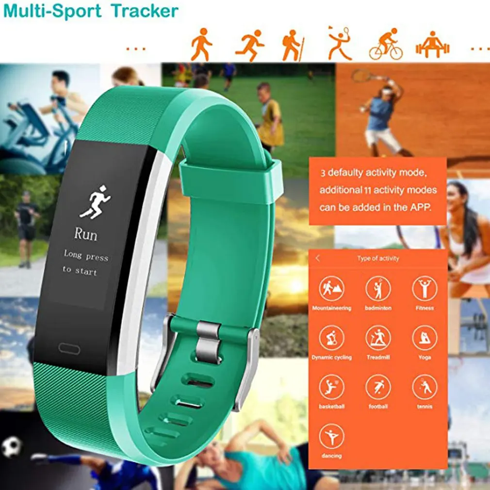 Smart Wristband With Heart Rate Monitor Sleep Quality Monitor Steps Counter Gps Tracker And More Smart Wristband Watch Hot