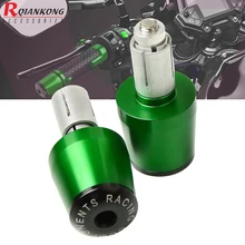 Аксессуары для мотоциклов наконечники рукоятки наконечники для KAWASAKI KX125SR Ninja 650 ZRX1200 DAEG NINJA ZX6R ZX10R HONDA CBR 600 F