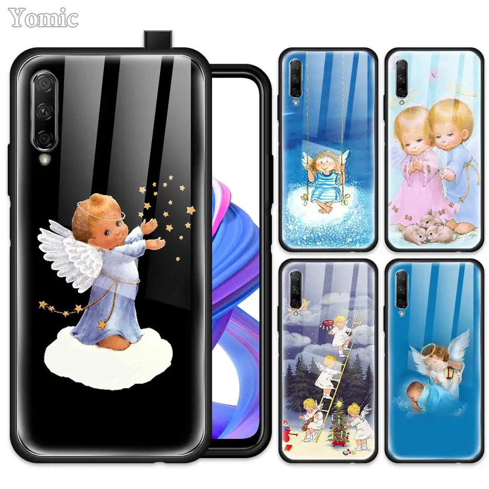 Ангела Купидона младенца чехол для Huawei Честь 8X 9X 10 Lite 20 V30 Pro Y6 Y7 Y9 Nova 5 6