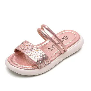 

2020 New Summer Diamond Girls Shoes Toddler Infant Kids Princess Roman Shoes Sandals For Children Girl Cut-outs Sandals