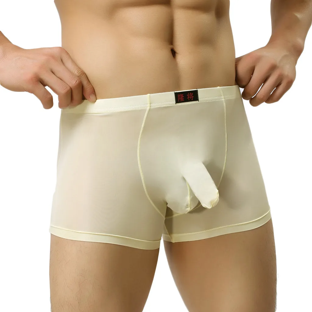 Сексуальные мужские боксеры нижнее белье cueca дышащие мягкие мужские трусы Панталоны шорты мужское белье для геев ropa interior hombre