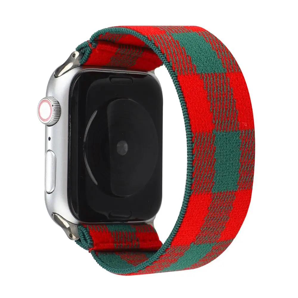 

Elastic Fabric Watchband for Apple Watch Band 38mm 40mm 42mm 44mm Series 5 4 3 2 1 iwatch Strap Flexible Wrist Belt.