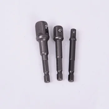 

Hex Shank Square Head Socket Wrench Drive Power Drill Adapter Extension Bit Adaptor Screwdriver Sleeve Connect Rod Extension Bar