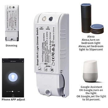 

Smart Switch Diy Dimmer Module Light Switch Wireless Controller Automation+Voice Dimmer Wifi Switch upport Alexa, IFTTT, GOOgle