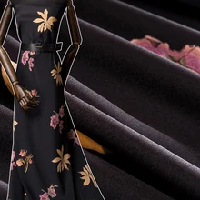 Высококачественная модная ткань на заказ 30 мм тяжелая креповая шелковая одежда шелковая рубашка платье Материал шелковая ткань весна и лето