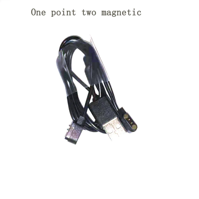 5PCS 2PIN One point two Magnetic Charging Cable USB 2.54 pitch Male 2 Pin  Pogo Magnetic Charger Cable Cord for Smart Watch GT88 - AliExpress