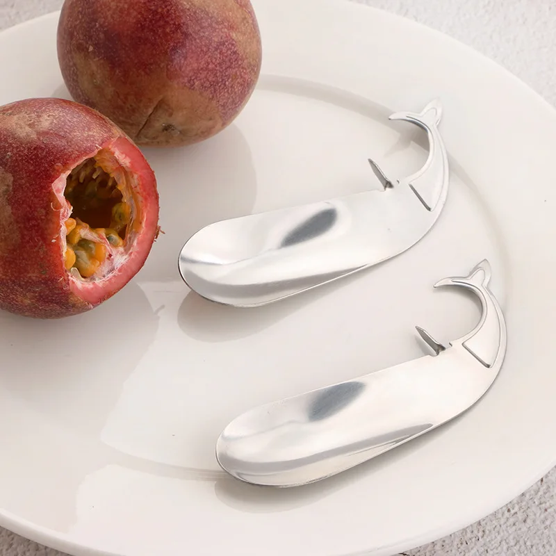 Кухонный нож 3 шт. из нержавеющей стали в форме дофина фруктовый фруктовая ложка