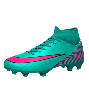 

Hot Sale Mens Soccer Cleats High Ankle Football Shoes Long Spikes Outdoor Soccer Traing Boots For Men Women Soccer Shoes