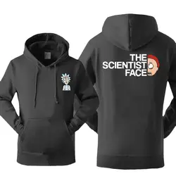 Мужские толстовки Rick And Morty модные толстовки The Science Face аниме спортивный костюм уличные Пуловеры Повседневная осенняя одежда 2019