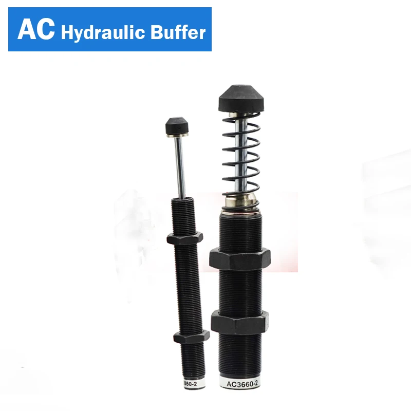 AC0806-2 M8 x 6mm Stroke Miniature Shock Absorber for Pneumatic Air Cylinder 