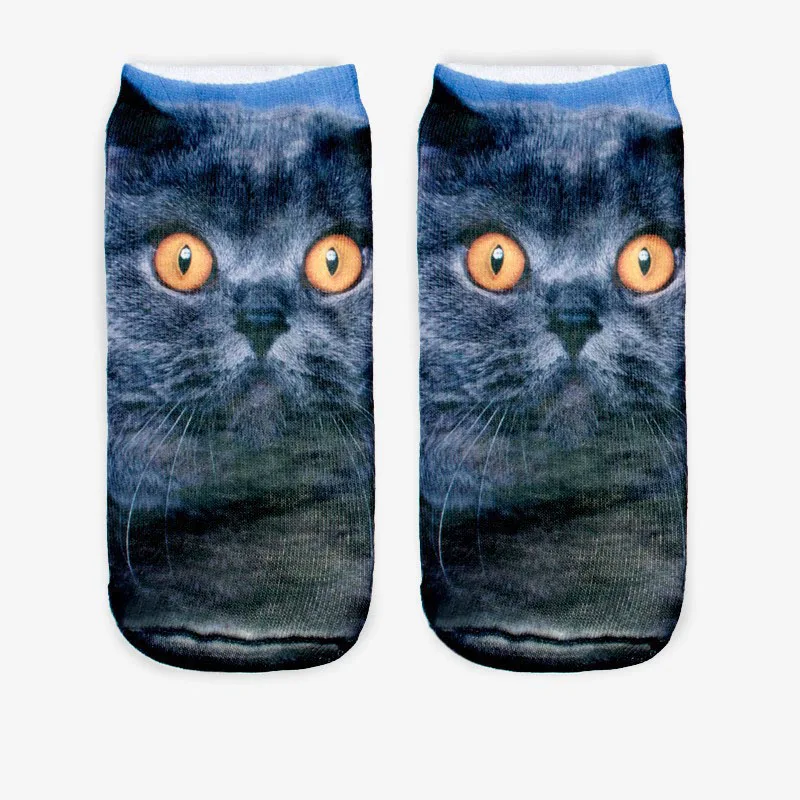 Модные Милые 3D Носки с рисунком крутой обезьяны Sox женские носки Chaussette Animal Веселая 3D-печать носки до лодыжки унисекс художественные носки - Цвет: 18