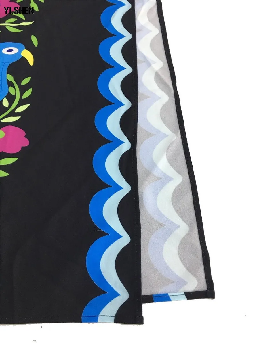 Autumn African Dresses for Women 2019 News Fashion Robe Long Dress Floral Print Bazin Vestidos Dashiki Party African Clothes 08