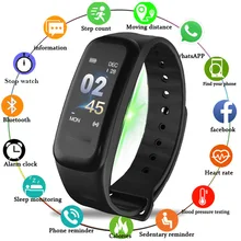 Smart SportsTop Fitness Tracker Color Screen for Android IOS Band  Blood Pressure Heart Rate Monitor  Bracelet Sleep Smart Watch
