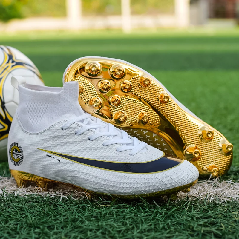 Goede Voetbalschoenen Indoor Turf Futsal Sneakers TF Lange Spikes Mannen Schoenen Voetbal Schoenplaten Originele Voetbal Sport Schoenen voor Vrouwen mannen