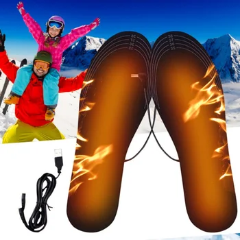 

Electric Heating Insole USB Charging Warm Carbon Fiber Heating Warm Winter Insoles Sock Foot Cover 35-44 Yards Cuttable
