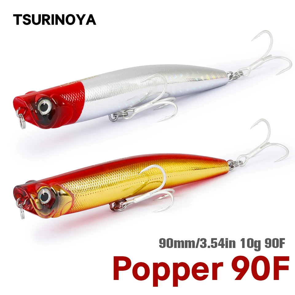 TSURINOYA приманка для рыбалки DW17 твердый карандаш Hait 90 мм 10 г Topwater плавающий Поппер