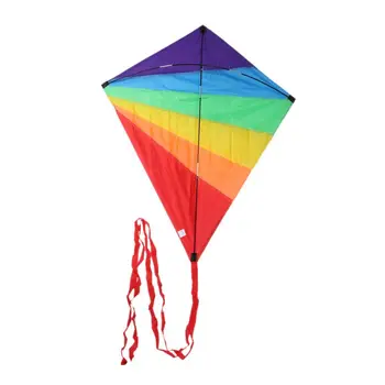 

2019 Diamond Rainbow Kite Beach Outdoor Fun Sports With 30m Line Kids Toy