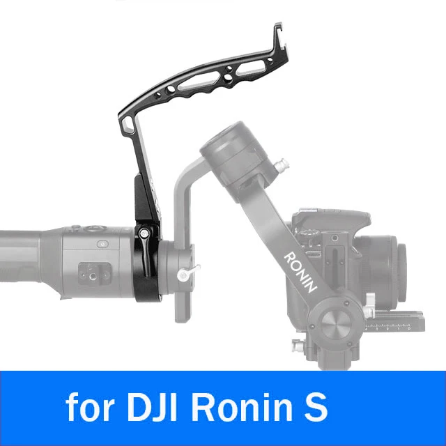 Черный Рукоятка-слинг, удлинитель, рукоятка для DJI Ronin SC Ronin S Zhiyun Crane 2 Crane Plus, ручной карданный стабилизатор, кронштейн - Цвет: Черный