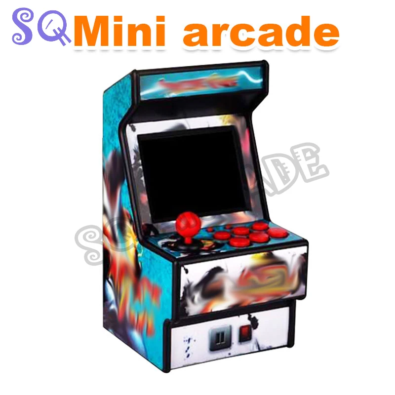 レトロミニアーケード New Mini Arcade Game Machine 16bit For 156 In 1 Games