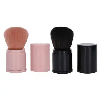 

2Pcs Makeup Brushes Powder Blush Brush Professional Retractable Contour Powder Face Brush Loose Powder Brush Makeup Brushes