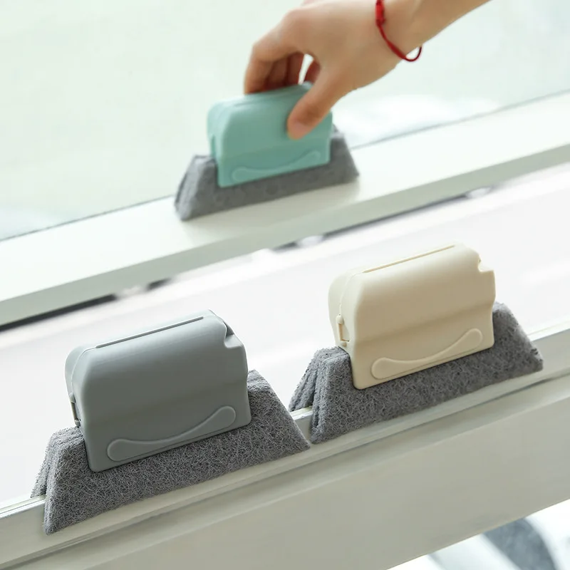 Window Groove Cleaning Clips Cloth Brush Windows Slot Cleaner Household Tools | Дом и сад