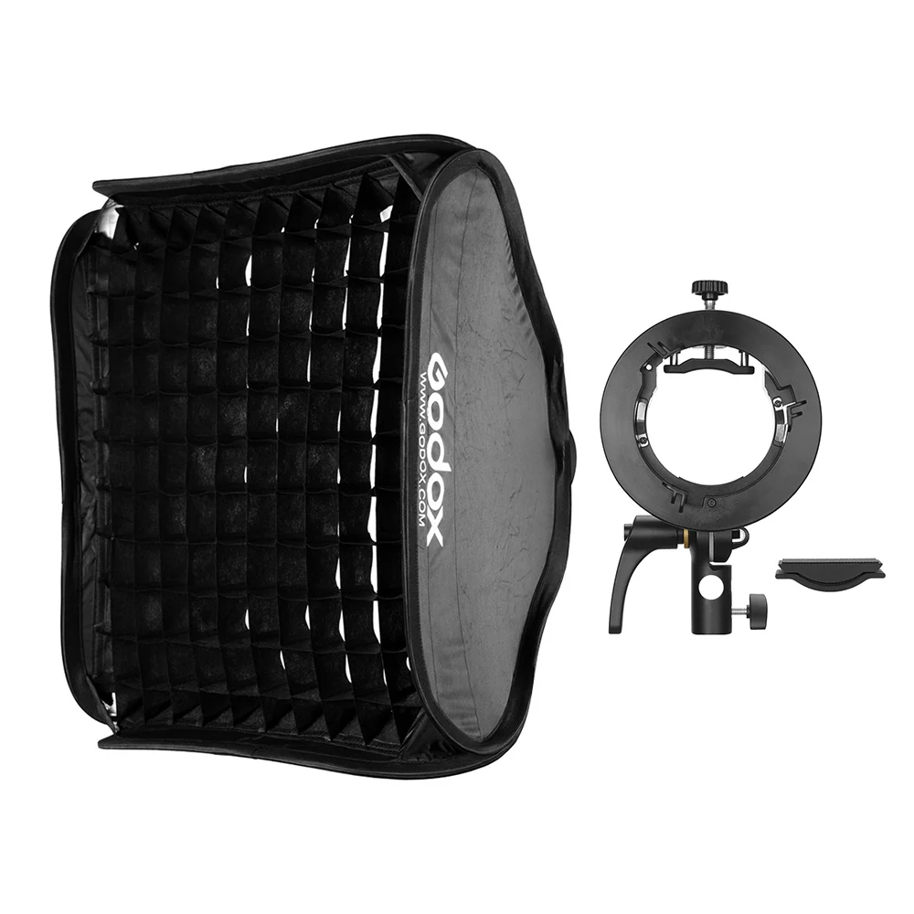 Godox 60*60 см/24*24 дюйма вспышка софтбокс рассеиватель Внутренняя сетка с S2-type кронштейном Bowens крепление для вспышки Speedlite для Godox