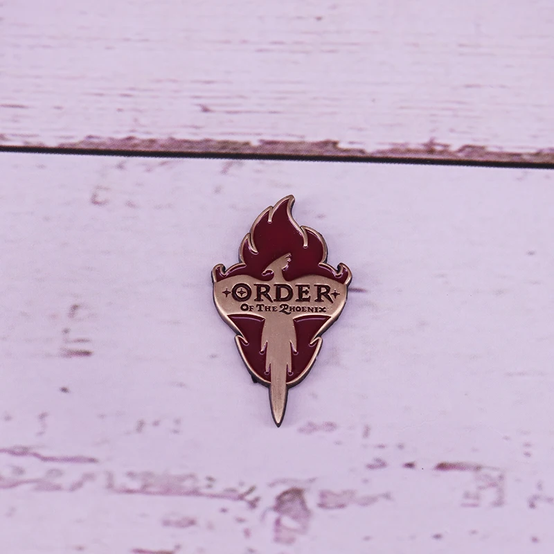 

Order of the Phoenix Symbol Pin Badge wizarding world brooch