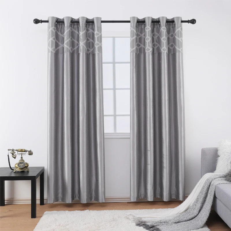 Curtains for Living Dining Room Bedroom New Product Pure Color European and American Style Draped Luxury Curtain | Дом и сад