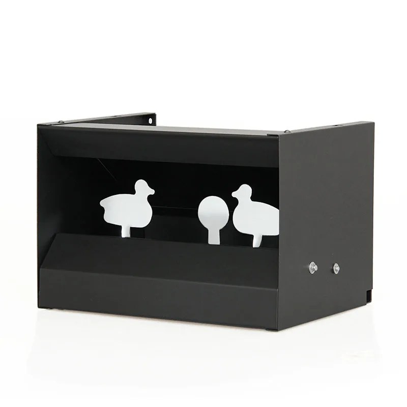 

CL36-0003 Knockdown Automatic Reset Shooting Target Box with 3 Shooting Goals Small Air Soft Target Hunting Shot Accessory