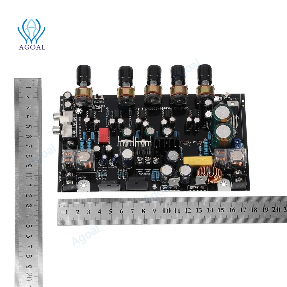 digital estéreo placa amplificador de alta potência 50w * 2 + 100w