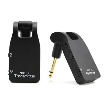 

Electric Guitar System Transmitter Receiver 24bit/48KHz Wireless USB Rechargeable ZJ55