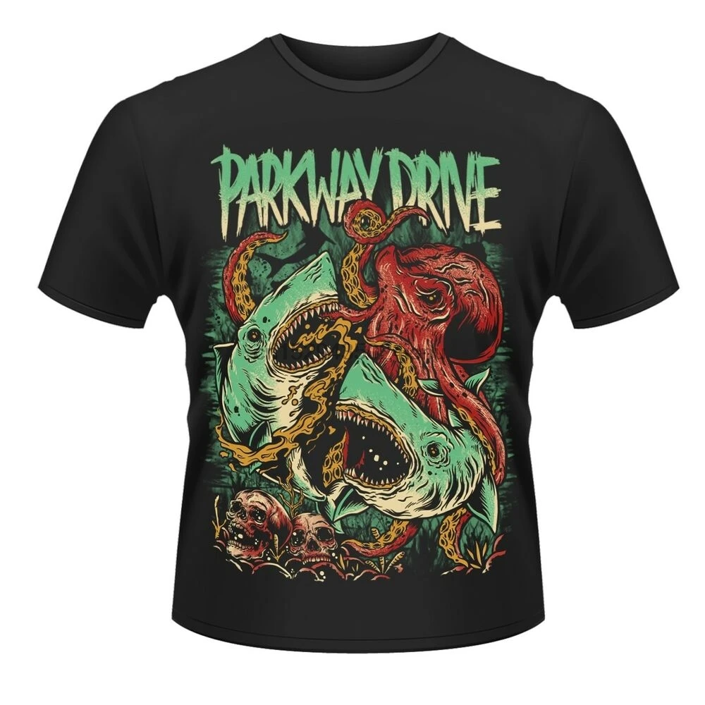 Футболка Parkway Drive Sharktapuss новинка | Мужская одежда