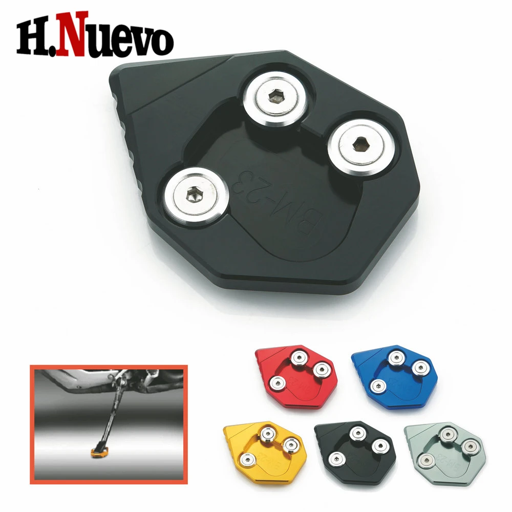 

For S1000rr Kickstand Side Stand Plate Extension Enlarger Plate Pad for Bmw S1000rr S 1000rr S1000 Rr S 1000 Rr 2015 2016