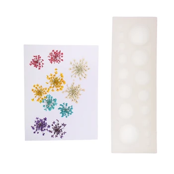 

Silicone Mould Resin Craft Cabochon Jewelry Casting Mold Tool & Dried Flower