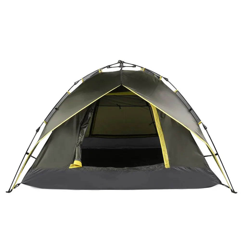 

3-Person Portable Outdoor Waterproof UV-proof Folding Tent Lightweight with Double Layers for Camping Hiking Backpacking