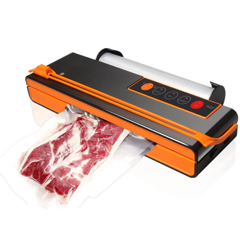 

Vacuum Packing Machine Mini Automatic Food Vacuum Sealer Own Cutting Knife Bag Slot Vacuum Packer UK Plug