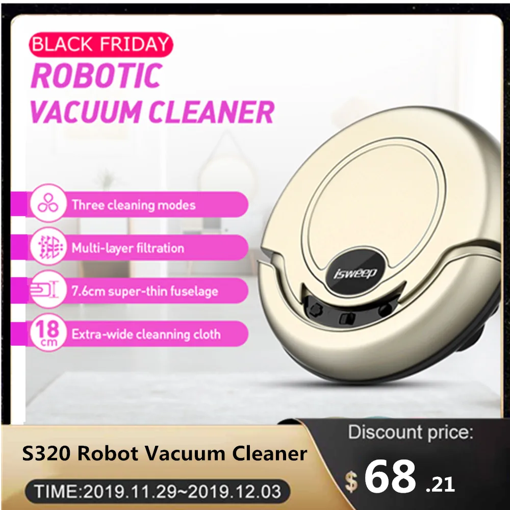  S320 Smart Robot Vacuum Cleaner Cleaning For Home Automatic Vaccum Robot Sweeper Floor Cleaning Rob - 32850952388