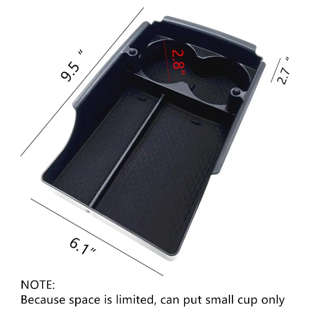 Center Console Organizer Armrest Storage Box with Cup Holder For Tesla Model S/Model X Car internal storage organizador coche
