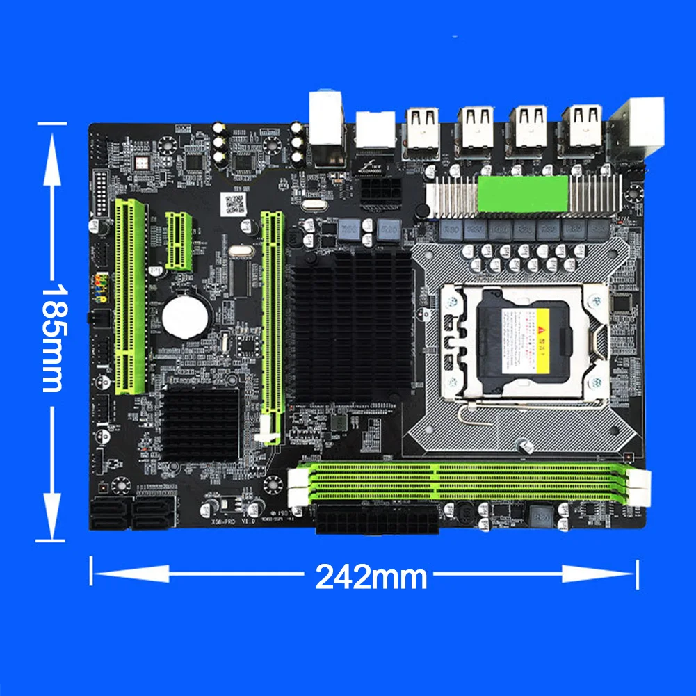 SATAII для Intel X58 разъем профессиональная Замена стабильная материнская плата настольный компьютер LGA 1366 DDR3 ПАМЯТЬ процессор контроллер