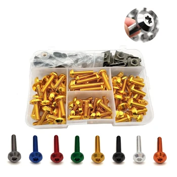 

Universal Motorcycle Body Fairing Bolt Kit Fasteners Clip Screws Set For Yamaha YZ 250 450 FX WR 450 F 250 R X SEROW 225 250