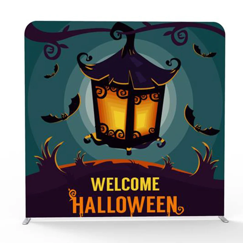 HALLOWEEN Printing Pillow Backdrop with Frame stand for photography background and Party,Halloween Holiday